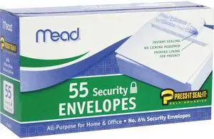 Mead Press-it No. 6 Security Envelopes