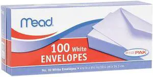 Mead Plain White Envelopes