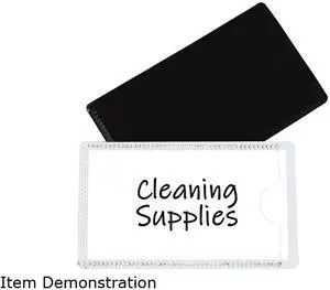 Slap-Stick Magnetic Label Holders, Side Load, 4.25 x 2.5, White, 10/Pack 87707