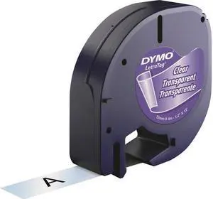 Dymo LetraTag Labelmaker 1/2" Plastic Labels