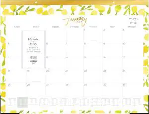 2026 Blue Sky Monthly Desk Pad Calendar, 22" x 17", Mimosa, January To December, 149063