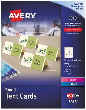 Avery 5913 Avery Sure Feed Tent Cards