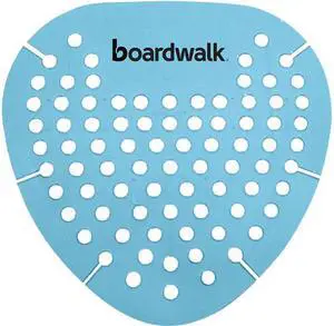 Boardwalk Gem Urinal Screens, Cotton Blossom Scent, Blue, 12/Box GEMCBL