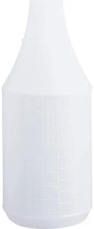 Embossed Spray Bottle, 24 oz, Clear, 24/Carton BWK00024