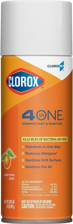 Clorox 4 in One Disinfectant Sanitizer - 1 Each 31043