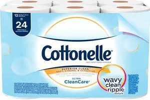 Cottonelle Clean Care Standard Roll Bathroom Tissue