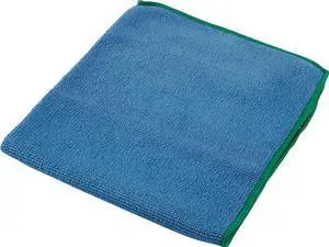 WypAll Microfiber Cloths (83620), Reusable, 15.75" x 15.75", Blue, 4 Packs / Case, 6 Wipes / Container, 24 / Case