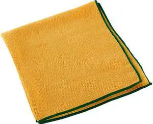 WypAll Microfiber Cloths (83610), Reusable, 15.75" x 15.75", Gold (Yellow), 4 Packs / Case, 6 Wipes / Container, 24 / Case