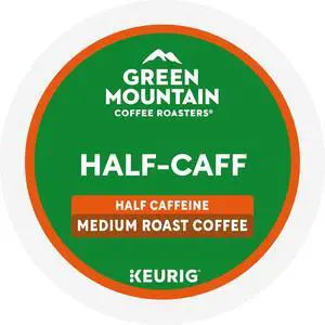Green Mountain Coffee Roasters Half-Caff Blend Coffee, Keurig Single-Serve K-Cup Pods, Medium Roast Coffee, 24 Count/Box (6999)