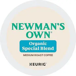 Newman's Own Organic Special Blend Coffee, Keurig Single-Serve K-Cup Pods, Medium Roast Coffee, 24 Count/Box (4050)