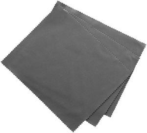 Innovera Microfiber Cleaning Cloths, 6" X 7", Gray, 3/Pack 51506