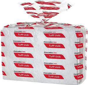 Tuff-Job S400 DRC Wipers, Medium, 12 x 13, White, 60/Pack, 18 Pack/Carton W420