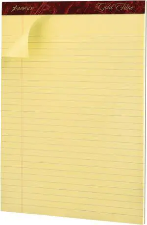 Tops Gold Fibre Premium Rule Writing Pads