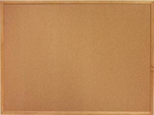 Lorell Cork Board 6'x4' Oak Frame 19071