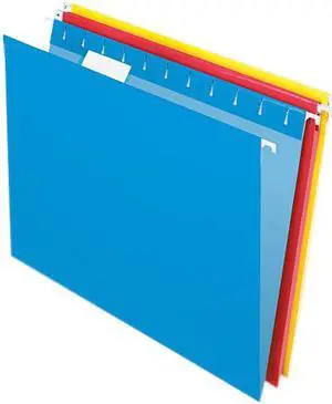 Pendaflex Colored 1/5 Cut Hanging Folders
