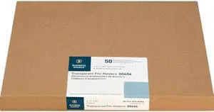 Business Source Transparent Poly File Holders