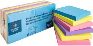 Bus. Source 3x3 Extreme Colors Adhesive Notes