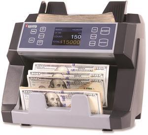 Cassida 6600UVMG Top Loading Bill Counter - 1,400 Bills/min - 10.2 x 11 x 8.1 - Gray