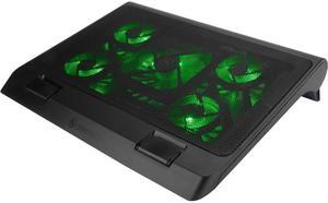 Accessory Power ENGXC10100GNEW Enhance Gaming Laptop Cooling Pad Stand With Led Fans , Adjustable Height , & Us