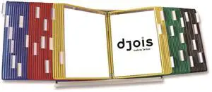 Tarifold D296 Desktop Reference and Display System - 60 Panels with Assorted Borders - White Base