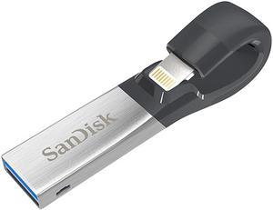 SanDisk 128GB iXpand Flash Drive for iPhone and iPad (SDIX30C-128G-GN6NE)