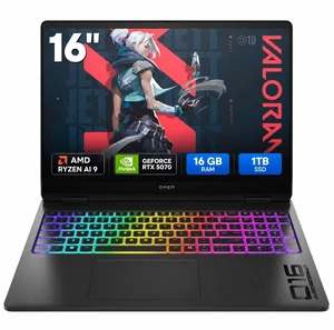 HP OMEN MAX 16-ak0010ca 16" FHD+ AMD Ryzen AI 9 HX 375 2 GHz up to 5.1 GHz 16 GB 1 TB SSD NVIDIA GeForce RTX 5070 Laptop GPU Windows 11 Home Gaming Laptop, Black - B81K3UA HP OMEN MAX 16-ak0010ca 16" FHD+ AMD Ryzen AI 9 HX 375 2 GHz up to 5.1 GHz 16 GB 1 TB SSD NVIDIA GeForce RTX 5070 Laptop GPU Windows 11 Home Gaming Laptop, Black - B81K3UA