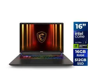 MSI Vector 16 HX AI 16 144Hz FHD+ Gaming Laptop: Intel Core Ultra 7-255HX, NVIDIA Geforce RTX 5070Ti, 16GB DDR5, 512GB NVMe SSD, Thunderbolt 5, Wi-Fi 6E, Win 11 Home: Cosmo Gray A2XWHG-212US MSI Vector 16 HX AI 16 144Hz FHD+ Gaming Laptop: Intel Core Ultra 7-255HX, NVIDIA Geforce RTX 5070Ti, 16GB DDR5, 512GB NVMe SSD, Thunderbolt 5, Wi-Fi 6E, Win 11 Home: Cosmo Gray A2XWHG-212US