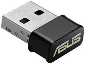 ASUS USB-AC53 Nano USB Wifi Adapter Dual-Band (2.4GHz, 5GHz) Wireless AC1200 802.11ac MU-MIMO for use with Windows XP/Vista/7/8/8.1/10 and MAC OS