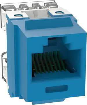 Panduit NKP5E88MBU NetKey Cat5e Keystone Punchdown Jack Module, Blue