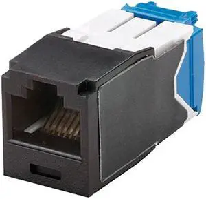Panduit CJ6X88TGBL Mini-Com TX6 10 Gig Cat6a Jack Module, BlacK Panduit CJ6X88TGBL Mini-Com TX6 10 Gig Cat6a Jack Module, BlacK