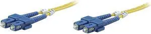 Intellinet Fiber Optic Patch Cable, Duplex, Single-Mode, SC/SC, 9/125 µm, OS2, 10.0 m (33.0 ft.), Yellow Intellinet Fiber Optic Patch Cable, Duplex, Single-Mode, SC/SC, 9/125 µm, OS2, 10.0 m (33.0 ft.), Yellow