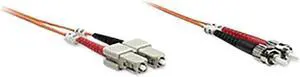 Intellinet Fiber Optic Patch Cable, Duplex, Multimode, ST/SC, 62.5/125 Âµm, OM1, 3.0 m (10.0 ft.), Orange