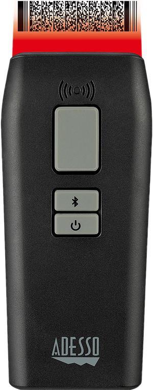 Adesso NuScan 3500CB Portable Pocket Size Bluetooth Long Range CCD Barcode Scanner w/ Detachable Magnetic Cable, IP66 Waterproof, Antimicrobial, Drop Protection - NUSCAN3500CB