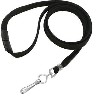 BRADY PEOPLE ID, 3/8 INCH WIDE BRAKAWAY LANYARD WITH SWIVEL HOOK END FITTING, SO