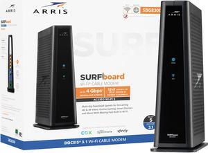 Arris SBG8300 SURFboard® DOCSIS® 3.1 Gigabit Cable Modem & Wi-Fi® Router