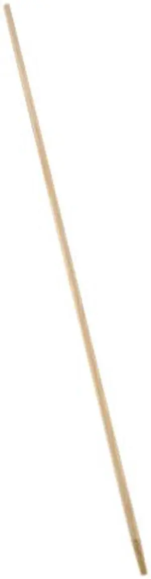 Tapered-Tip Wood Broom/Sweep Handle, 60", Natural 6362