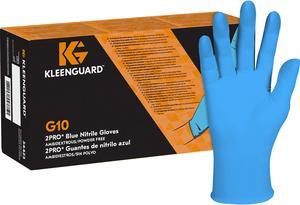 Kleenguard G10 2PRO Nitrile Gloves Blue Large 100/Box 54423