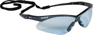 KleenGuard (formerly Jackson Safety) V30 Nemesis Safety Glasses (19639), Light Blue Lenses with Blue Frame, 12 Pairs / Case