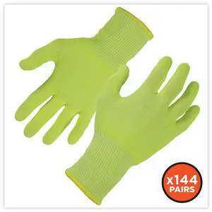Ergodyne 18025 ProFlex 7040 ANSI A4 CR Food Grade Gloves - EN388: 2X4XD - Reversible - 11" Long - X-Large - Lime - 144 Pairs/Carton