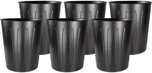 Genuine Joe 6-gallon Steel Fire-safe Trash Can