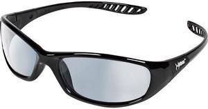 KleenGuard V40 Hellraiser Safety Glasses (25716), Indoor / Outdoor Lens with Black Frame, 1 Pair