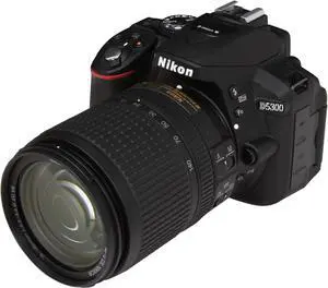 Nikon D5300 13303 Black 24.2 MP Digital SLR Camera with 18-140mm Lens