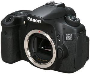 Canon EOS 60D 4460B003 Black 180 MP Digital SLR Camera  Body Only