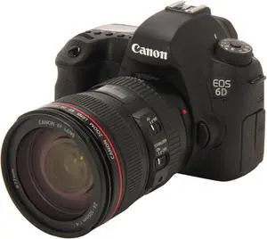 Canon EOS 6D 8035B009 Black Approx. 20.2 MP Digital SLR Camera with EF 24-105mm f/4L IS USM Lens