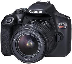 Canon EOS Rebel T6 DSLR Camera with 18 - 55 mm Lens