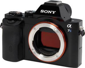 SONY Alpha a7S ILCE7S/B Black 12.2MP 3.0" 921.6K Touch LCD Mirrorless Digital Camera - Body