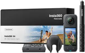 Insta360 X4 8K 360 Action Camera, Travel Bundle