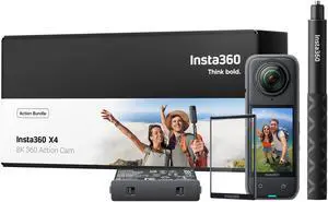 Insta360 X4 8K 360 Action Camera, Action Bundle