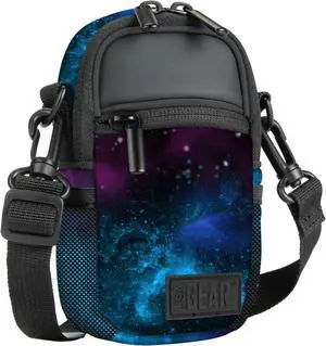 Compact Point and Shoot Camera Case Galaxy Sling Bag with Rain Cover, Accessory Pockets and Shoulder Strap by USA Gear