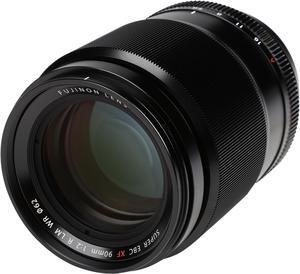 FUJIFILM 600015539 Compact ILC Lenses FUJINON XF90mmF2 R LM WR LENS Black